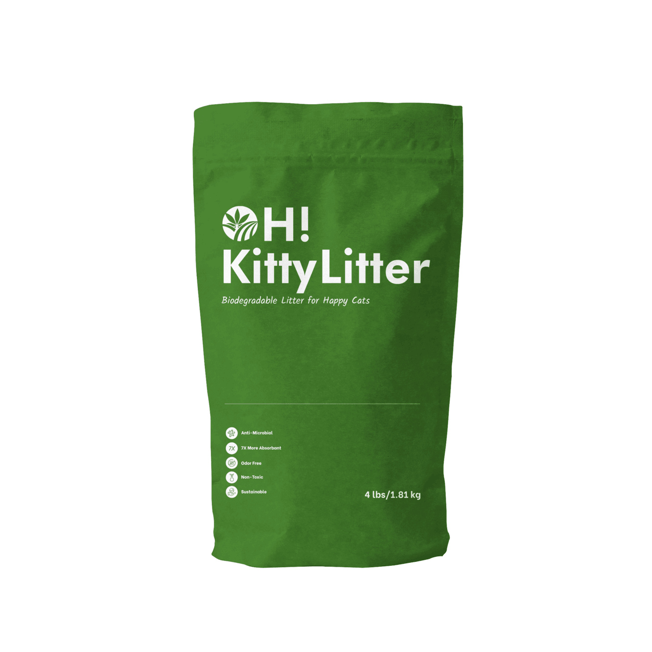 Kitty Litter - 7x More Absorbent - Oley Hemp